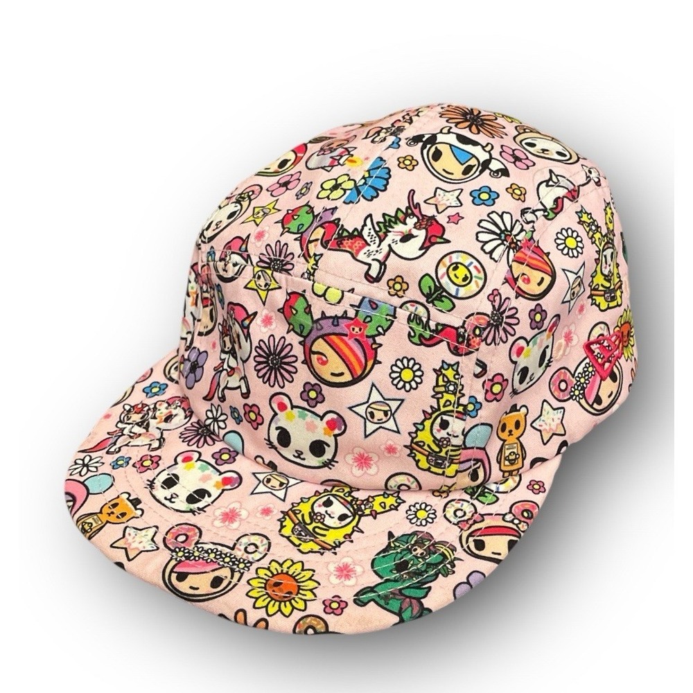 Tokidoki Women's Hat Pink Adjustable Cap One Size New Kawaiiโ Cute Anime Style